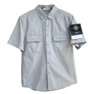 Рубашка Stone Island With Brand Instructions "Gray"