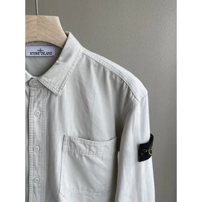 Рубашка Stone Island Classic "White" фото № 5