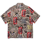 Рубашка Wacko Maria Animalism "Brown"