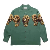 Рубашка Wacko Maria Demons "Green"