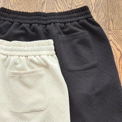 Шорты Balenciaga With Brown Stripe "Black" фото № 6