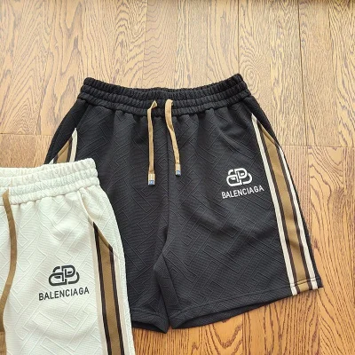 Шорты Balenciaga With Brown Stripe "Black" фото № 4