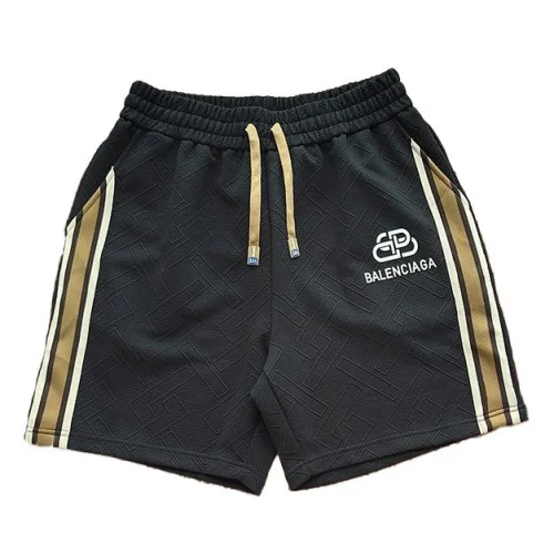 Шорты Balenciaga With Brown Stripe "Black"