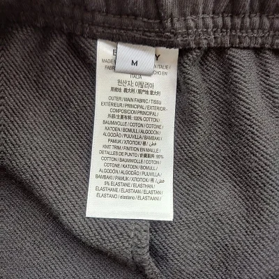 Шорты Burberry With Logo Stripe "Black" фото № 2