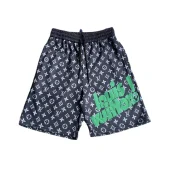 Шорты Louis Vuitton Bright Inscription "Blue/Gray"