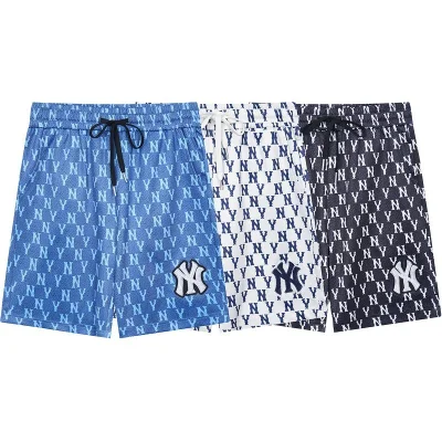 Шорты MLB With Print NY "Black" фото № 2