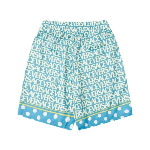 Шорты Versace With The Inscription Of The Brand "Blue"