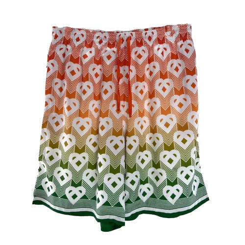 Шорты Casablanca Unusual Hearts "Red"