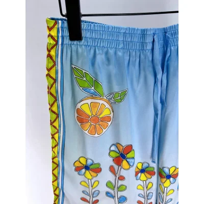 Шорты Casablanca Colorful Flowers Print "Blue" фото № 7 Шорты Casablanca Colorful Flowers Print "Blue" фото № 7