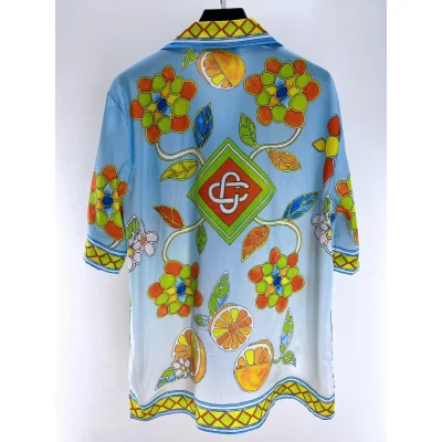 Шорты Casablanca Colorful Flowers Print "Blue" фото № 4 Шорты Casablanca Colorful Flowers Print "Blue" фото № 4