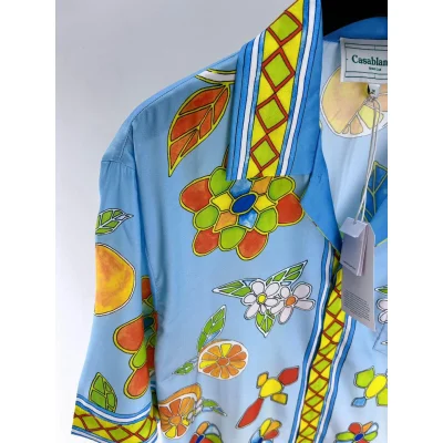 Шорты Casablanca Colorful Flowers Print "Blue" фото № 2 Шорты Casablanca Colorful Flowers Print "Blue" фото № 2