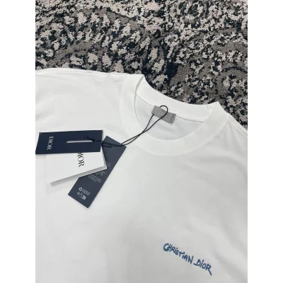 Футболка Christian Dior Frontside Light Logo Christian Dior "White" фото № 3