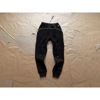 Штаны Nike With Logo And Embroidered Lines "Black" фото № 2