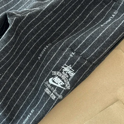 Штаны Stussy x Nike Stripe "Black" фото № 3 Штаны Stussy x Nike Stripe "Black" фото № 3