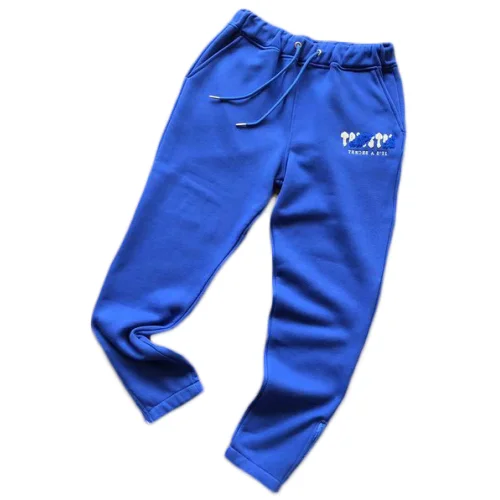 Штаны Trapstar Big Logo Above Small Mirror Inscription It's A Secret "Blue"