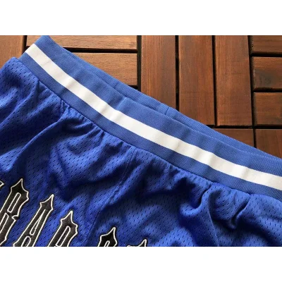 Шорты Trapstar Logo And Edge Decorated By Stripes "Blue" фото № 4