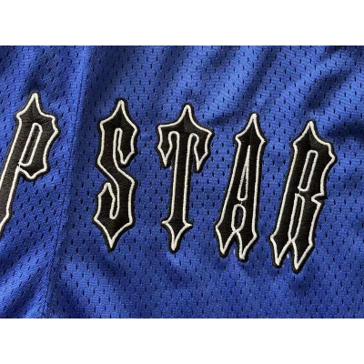 Шорты Trapstar Logo And Edge Decorated By Stripes "Blue" фото № 6