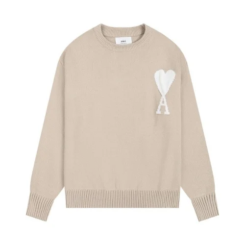Свитер Amiri Large Logo - Heart And Letter "Beige"