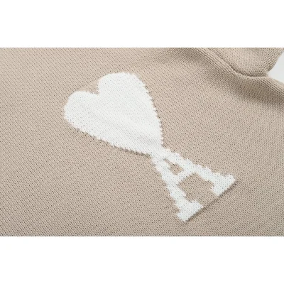 Свитер Amiri Large Logo - Heart And Letter "Beige" фото № 5