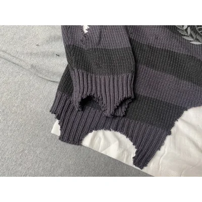 Свитер Balenciaga Ragged Style "Black/Gray" фото № 6
