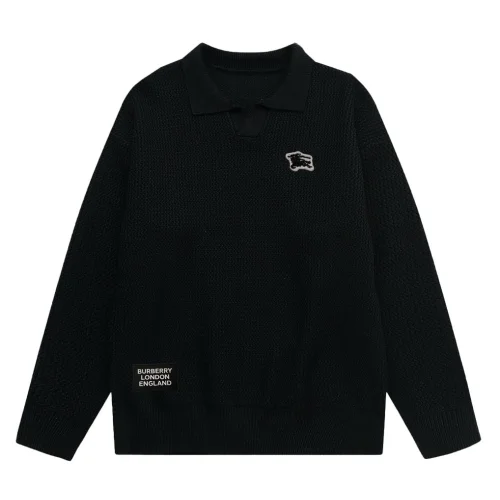 Свитер Burberry Frontside Mini Horse And Warrior White Outline "Black"