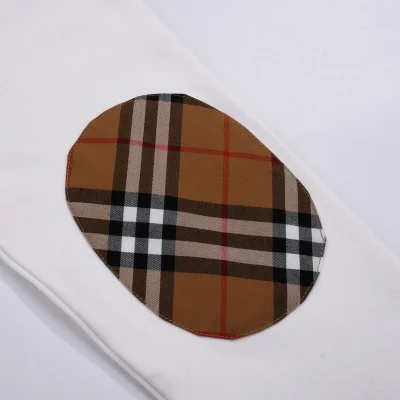 Свитер Burberry With Patch On The Elbows "White" фото № 2