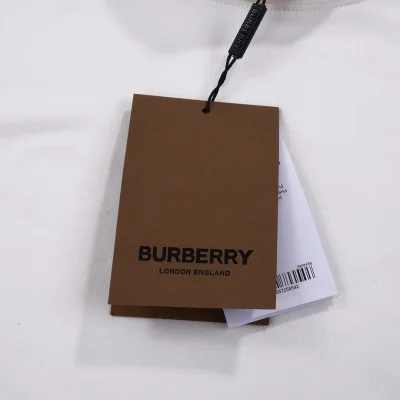 Свитер Burberry With Patch On The Elbows "White" фото № 4