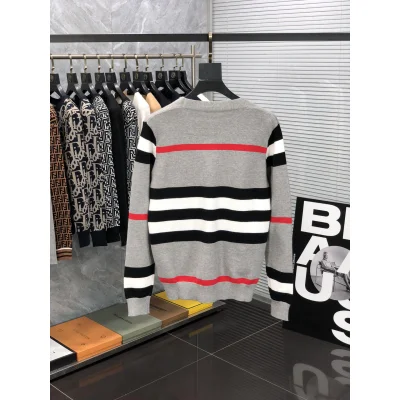 Кардиган Burberry Frontside Print Black Letter B Colorful Horizontal Lines "Gray" фото № 2 Кардиган Burberry Frontside Print Black Letter B Colorful Horizontal Lines "Gray" фото № 2