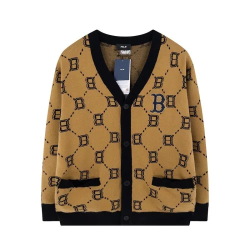 Кардиган MLB Letter Print "Brown"