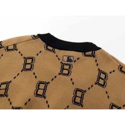 Кардиган MLB Letter Print "Brown" фото № 3
