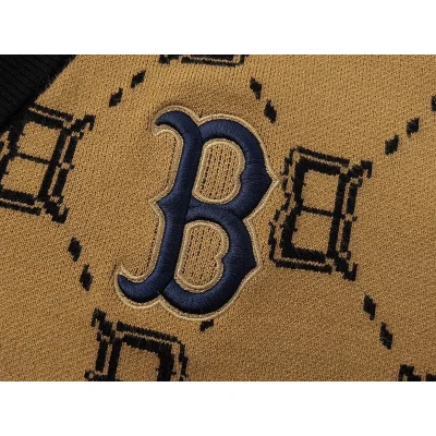 Кардиган MLB Letter Print "Brown" фото № 6