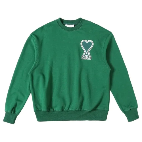 Свитшот Amiri Logo-Heart With Edging "Green"