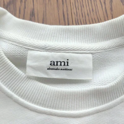 Свитшот Amiri Patch - Heart "White" фото № 2