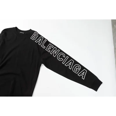 Свитшот Balenciaga Text On Left Sleeve "Black" фото № 4 Свитшот Balenciaga Text On Left Sleeve "Black" фото № 4