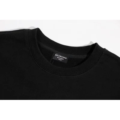 Свитшот Balenciaga With Shiny Text Logo "Black" фото № 3