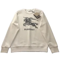 Свитшот Burberry With Embroidery "White"