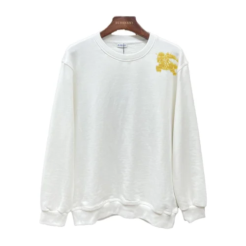 Свитшот Burberry Frontside Print Yellow Warrior And Horse Logo "White"