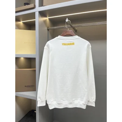 Свитшот Burberry Frontside Print Yellow Warrior And Horse Logo "White" фото № 6