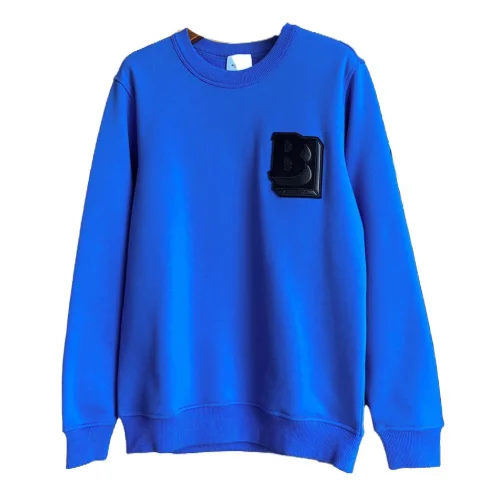 Свитшот Burberry Frontside 3D Letter B On The Rectangle "Blue"