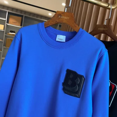 Свитшот Burberry Frontside 3D Letter B On The Rectangle "Blue" фото № 2
