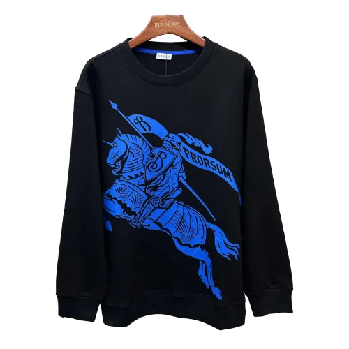 Свитшот Burberry Frontside The Warrior On The Horse Prorsum "Black"