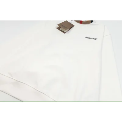 Свитшот Burberry Frontside Left Black Logo Burberry "White" фото № 5
