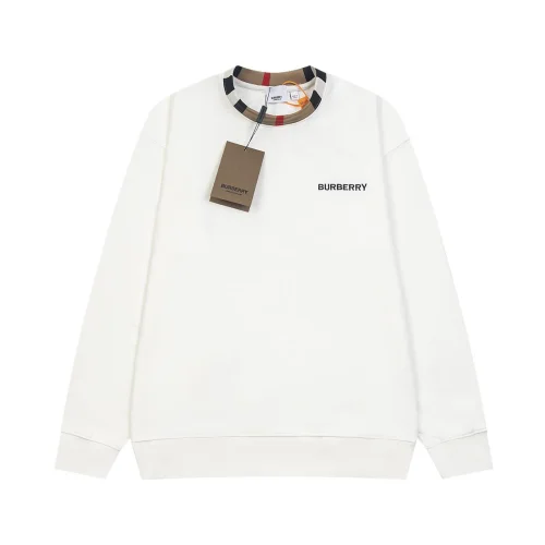 Свитшот Burberry Frontside Left Black Logo Burberry "White"