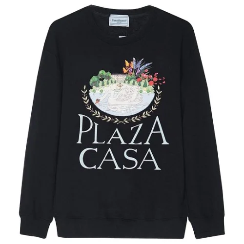 Свитшот Casablanca Swan Lake "Black"