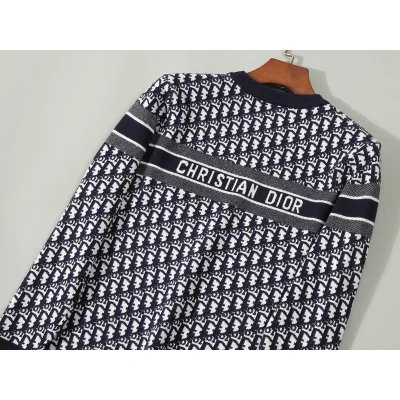 Свитшот Christian Dior Backside White Logo On Stripe "Black" фото № 7