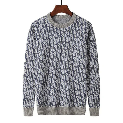 Свитшот Christian Dior Print Many Blue Logotypes Dior "Black"