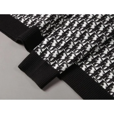 Свитшот Christian Dior Print Many Blue Logotypes Dior "Black" фото № 6