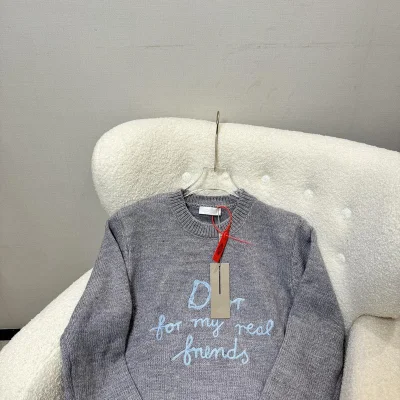 Свитшот Christian Dior Frontside Dior For My Real Friends "Gray" фото № 3