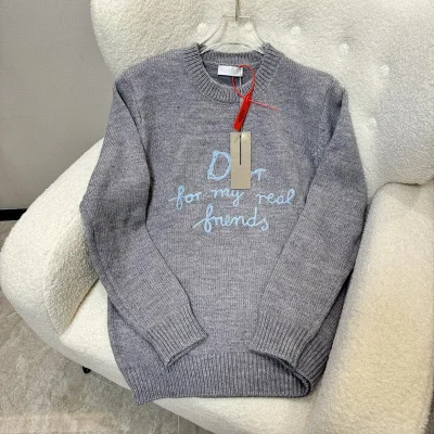 Свитшот Christian Dior Frontside Dior For My Real Friends "Gray" фото № 2