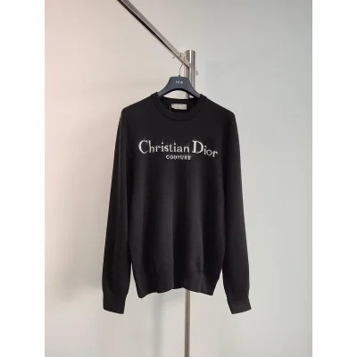 Свитшот Christian Dior White Frontside Logo Couture "Black" фото № 4